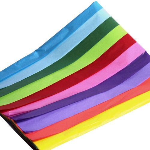 Multi Coloured Tissue Paper - 10 Sheets