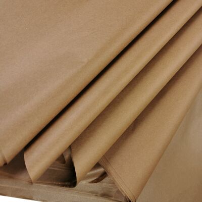 BROWN Tissue Paper Large Sheets Acid Free Gift Wrapping 50x75cm