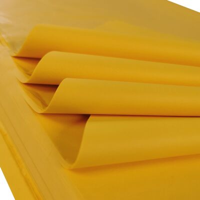 Papier de Soie 50cm x 75cm 17gsm Jaune Citron 25 Feuilles