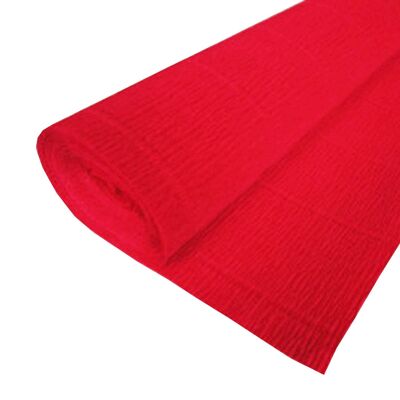 Carta crespa 3m 65% rosso elasticizzato