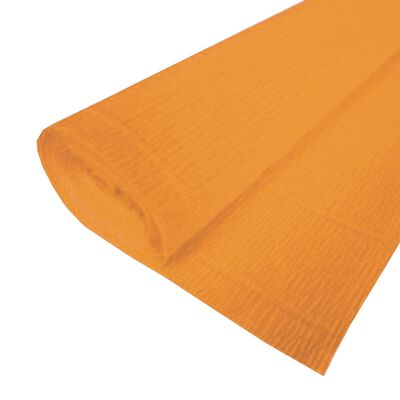 Carta crespa 3m 65% Arancio elasticizzato