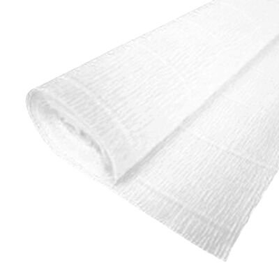 Carta crespa 3m 65% bianca elasticizzata
