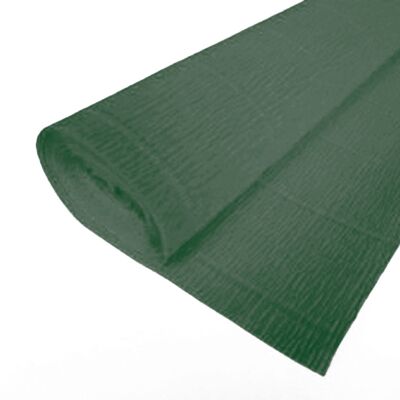 Crepe Paper 3m 65% Stretch Dark Green