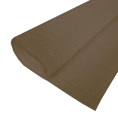 Carta crespa 3m 65% marrone elasticizzato