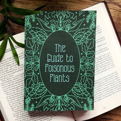 Cuaderno delgado Guía de plantas venenosas