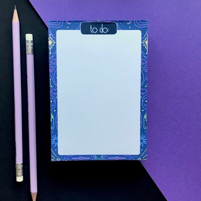 Outer Space To Do List Memo Pad