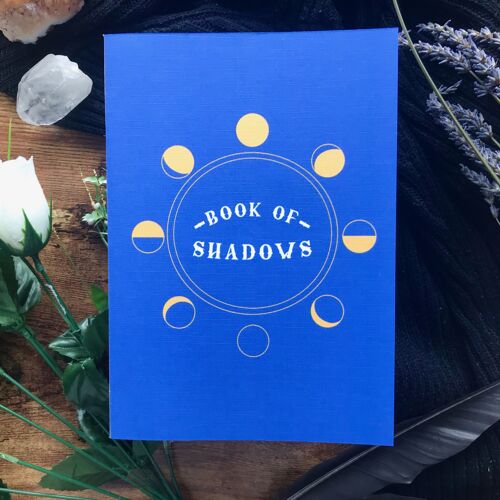 Moon Cycle Book of Shadows Thick Notebook