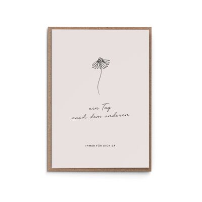 Greeting card "Always there for you"