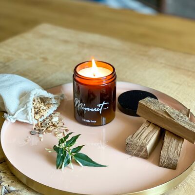 Vegetable wax candle EAU D'AMOUR |MINUIT] - Eco-responsible gift