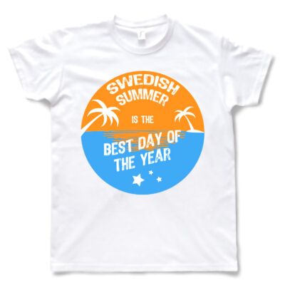 Weißes T-Shirt Mann - Best Day-Design
