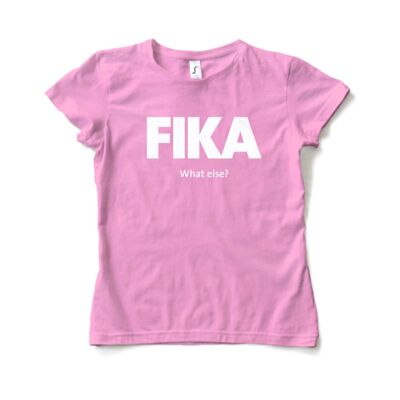 Pink T-shirt Woman - Coffee design