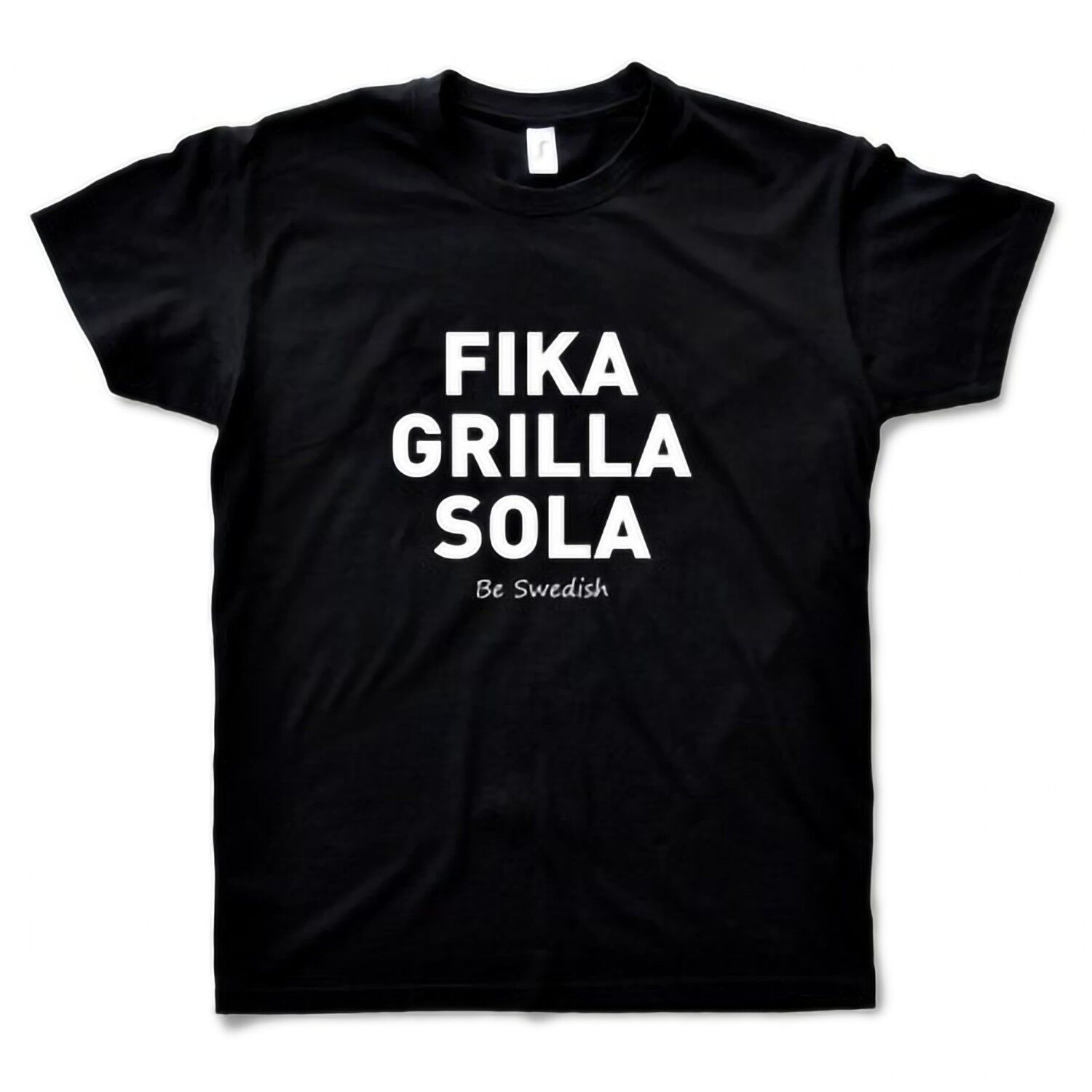 Schwarzes T-Shirt Herren - Design Coffee Grille Sola