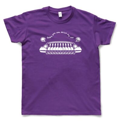 T-shirt violet Homme - Design Buick
