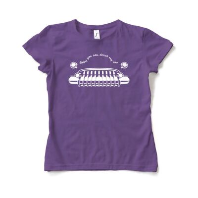 Purple T-shirt Woman - Buick design