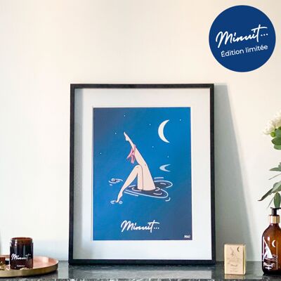 MIDNIGHT A3 Poster – Umweltbewusstes Geschenk