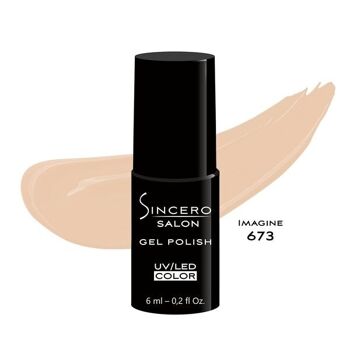 Gel vernis SINCERO SALON, 6ml, Imagine, 673