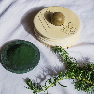 Craft sphere with spirulina