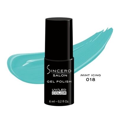 Gelpolitur SINCERO SALON, 6ml, Mint Icing, 018