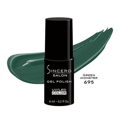 Gel polish SINCERO SALON, 6ml, Green monster, 695