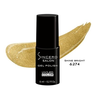 Gel polish SINCERO SALON, 6ml, Shine bright, 6274