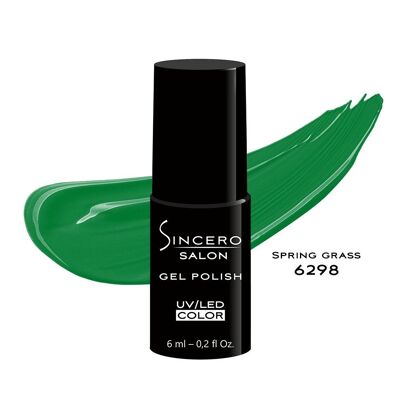 Smalto gel SINCERO SALON, 6ml, Erba di primavera, 6298