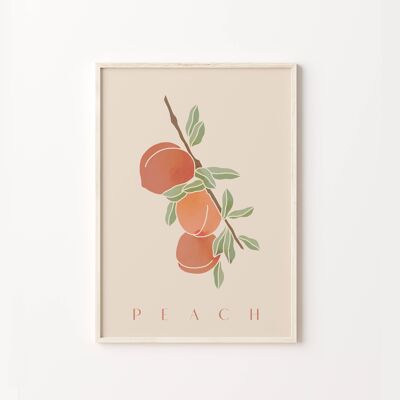 Peach Art Print , SKU262