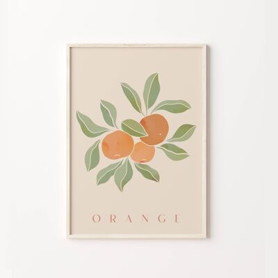 Orange Art Print , SKU306