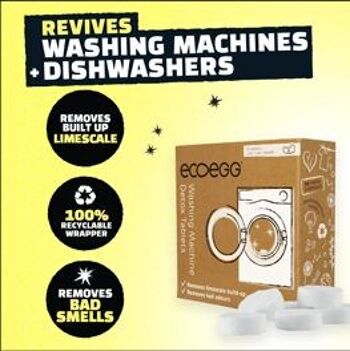 Pack de 6 tablettes nettoyantes détox - Machine à laver et lave-vaisselle 3