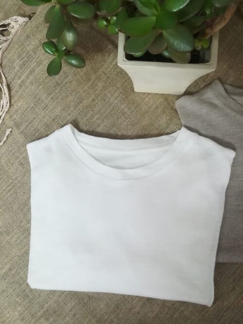 True hemp unisex t'shirt  - White