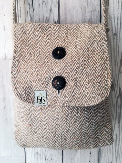 Hemp unisex cross-over bag