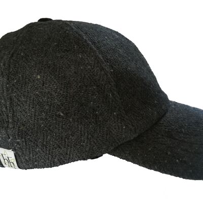 Gorras de béisbol de cáñamo - Negro