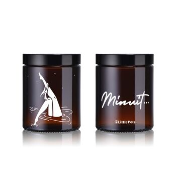 BAIN DE MINUIT - Coffret écoresponsable MINUIT (Distributeur de savon, bougie cire végétale, savon bio,...) 16