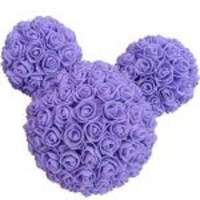 Mickey Mouse Purple Roses