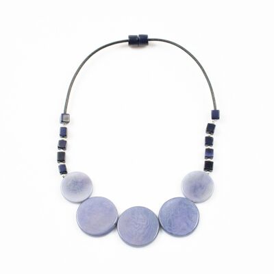 Necklace ELONA navy blue/lilac blue