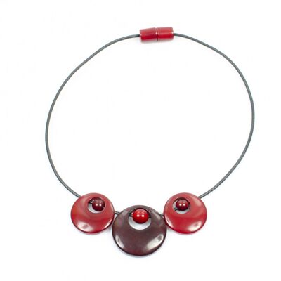 Necklace AVERA red/poppy
