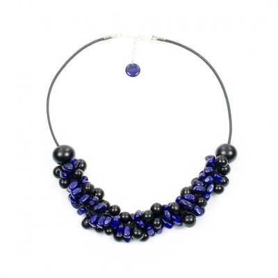 Collier SYBILLE bleu violacé