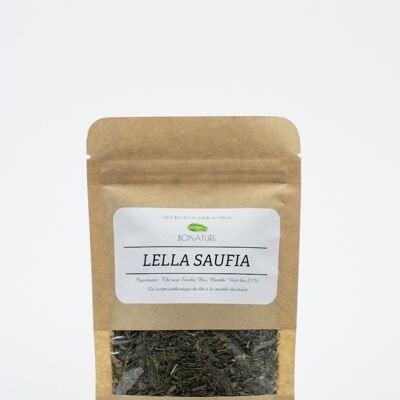 Lella Saufia, tè alla menta del deserto pronto all'uso Bonature - busta kraft da 50g