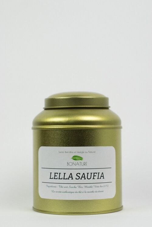 Lella Saufia, Thé à la menthe du désert prêt à l'emploi Bonature - boîte victorienne 100 g