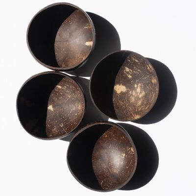 Natural coconut bowls x4 - Bonature