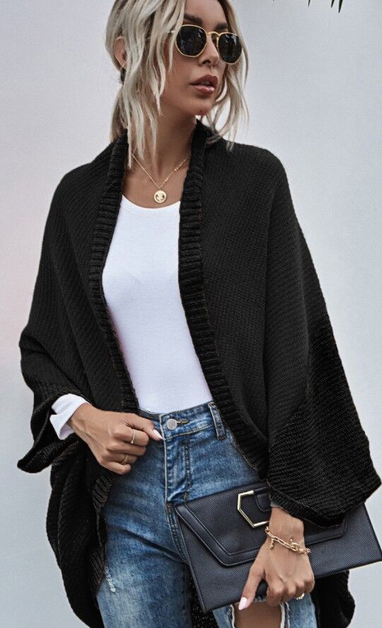 Batwing on sale oversized cardigan