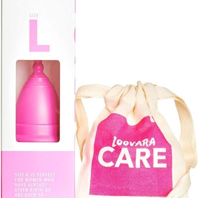 Menstrual cup natural rubber - L