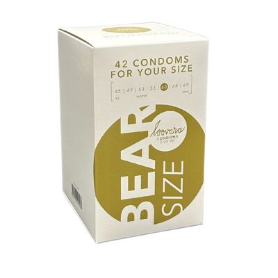 BEAR - condom size 60mm - 42