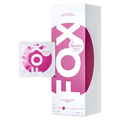 FOX - condom size 53mm - 42