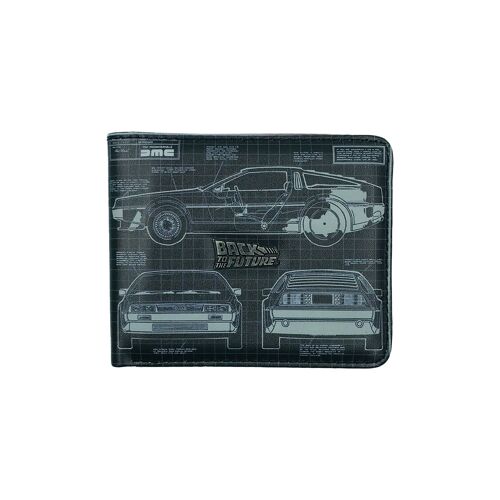 Back To The Future DeLorean 85 Blueprint Wallet