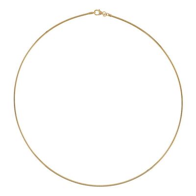 Omega Gold plated Sterling Silver Chain