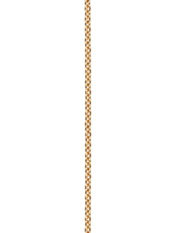 Chaine Argent Massif Doré Trace - 50 cm 1