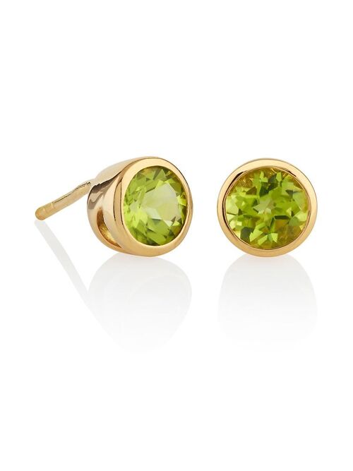 Juliet Gold Earrings With Peridot