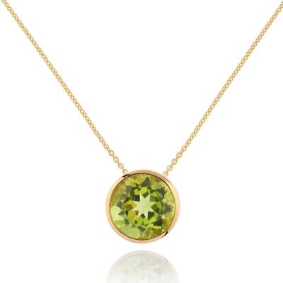 Juliet Gold Necklace With Peridot