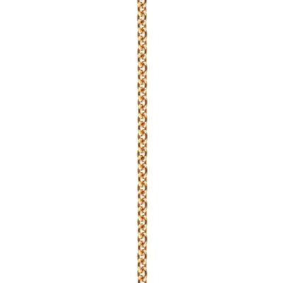 Trace Chain Rose Gold plate sterling Silver Chain - 65cm