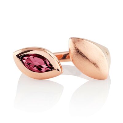 Nara Rose Gold Ring With Rhodolite